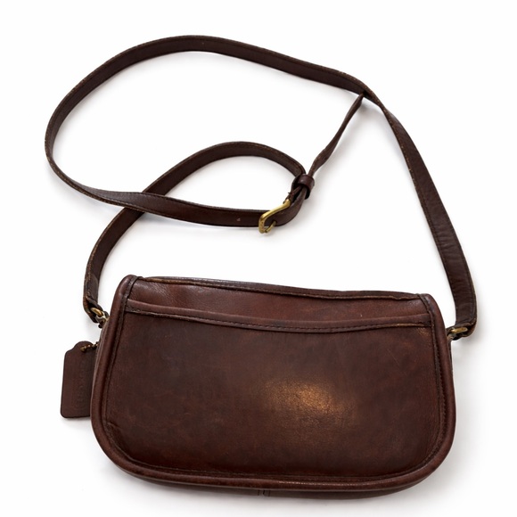 Coach Handbags - Coach Wende Mahogany Leather Bag, 90’s, Stamped 9031 Rare, Crossbody, Vintage